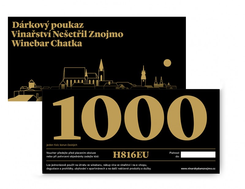 Dárkový poukaz 1 000 Kč