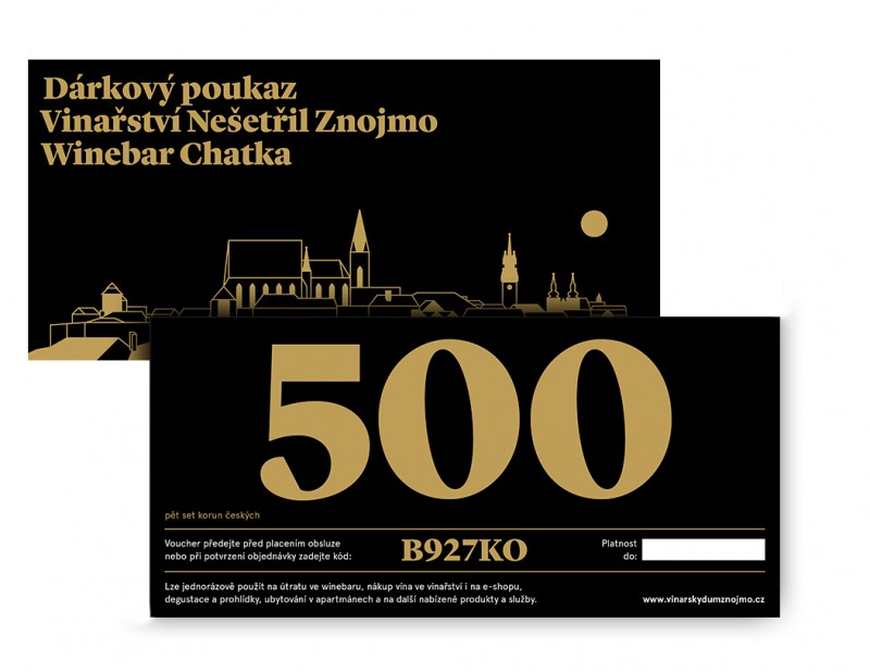Dárkový poukaz 500 Kč